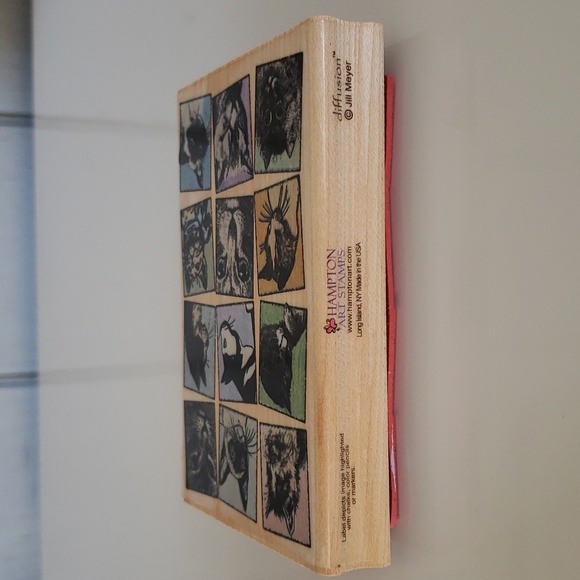 Cat Stamp Hampton Art Stamps 4578 Kitty Tiles Large Cat Stamp - Picture 4 of 13